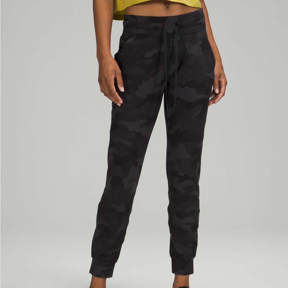Lululemon Ready to Rulu Camo Black Joggers